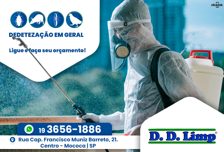 Banner D.D LIMP - CONTROLE DE PRAGAS